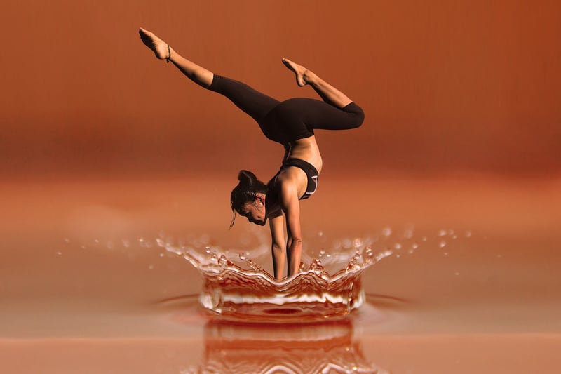 Woman practicing therapeutic dance